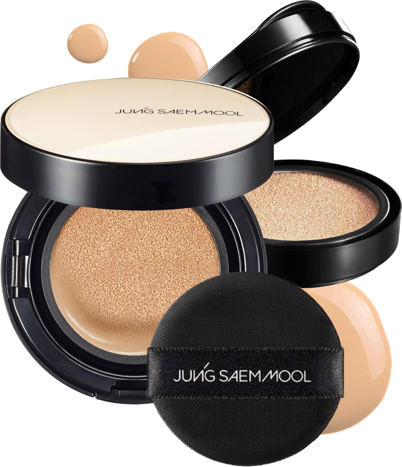 Essential Skin Nuder Cushion (Light) | Refill Included | Natural Finish | Buildable Coverage | Makeup Artist Brand | Cream Foundation
