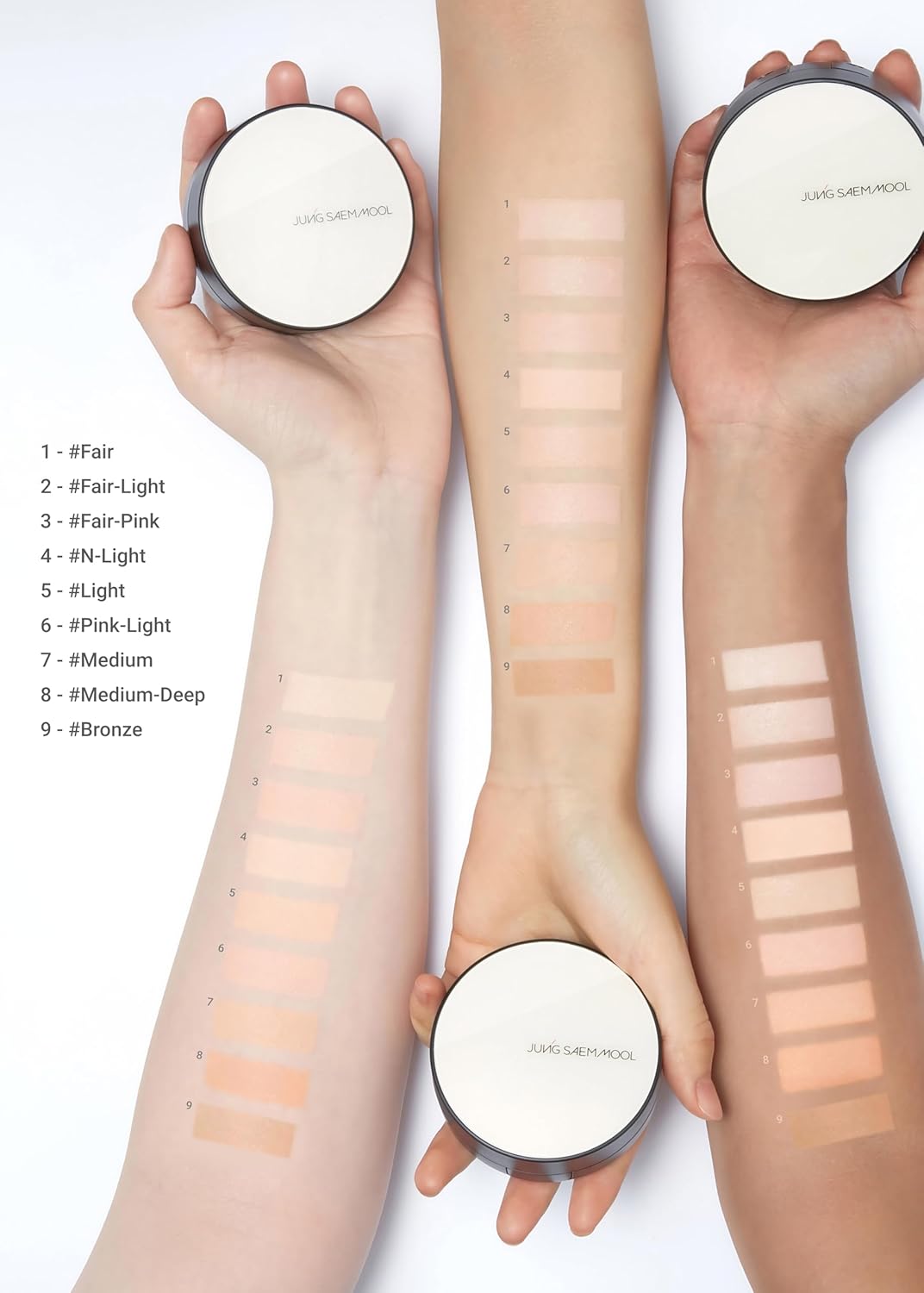 Essential Skin Nuder Cushion (Light) | Refill Included | Natural Finish | Buildable Coverage | Makeup Artist Brand | Cream Foundation