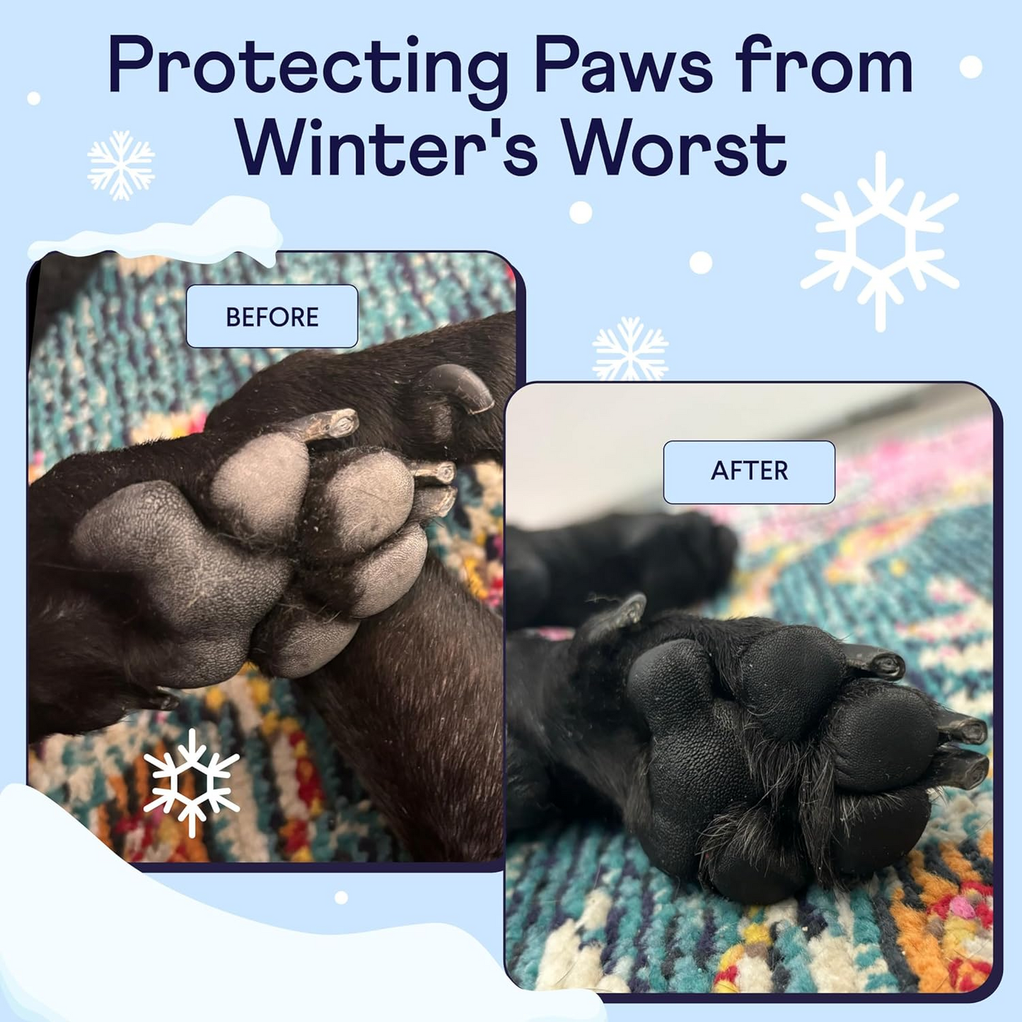 Paw Hero | Natural Revitalizing Dog Paw Balm | Protect, Nourish & Repair from Winter, Snow, Damage, and Dryness - 1.75 oz