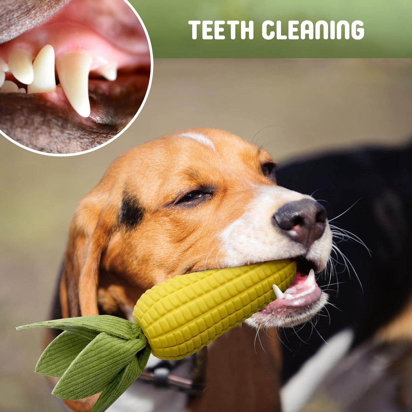 Dog Toys for Aggressive Chewers, Indestructible Tough Dog Toys for Large Dogs, Squeaky Dog Toys to Keep Them Busy, Interactive Dog Chew Toys for Small Medium Large Breed Dogs