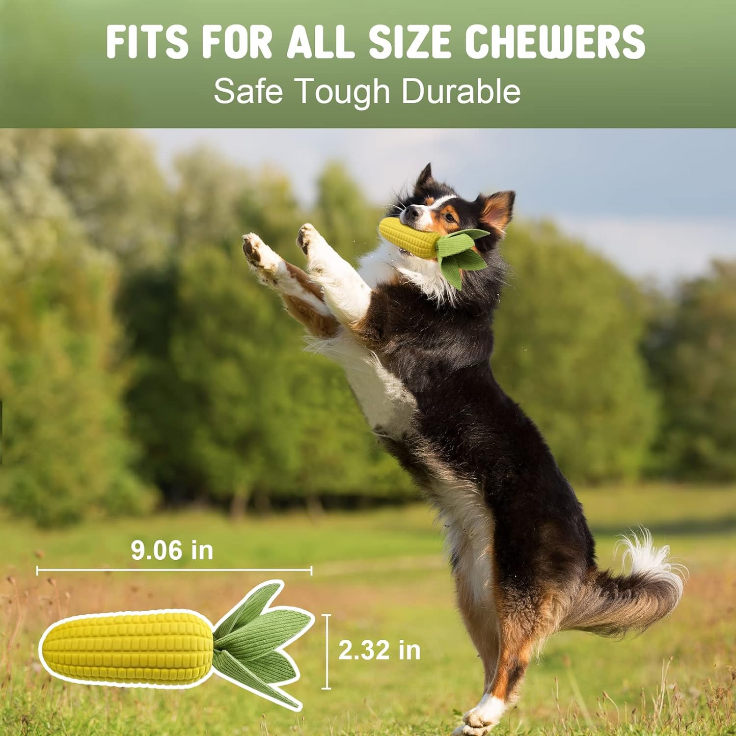 Dog Toys for Aggressive Chewers, Indestructible Tough Dog Toys for Large Dogs, Squeaky Dog Toys to Keep Them Busy, Interactive Dog Chew Toys for Small Medium Large Breed Dogs