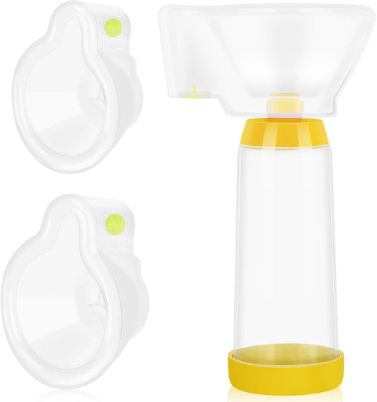 Handheld Rescuer suitable for infants, toddlers, babies, children and adults, with 2 comfortable masks (yellow)