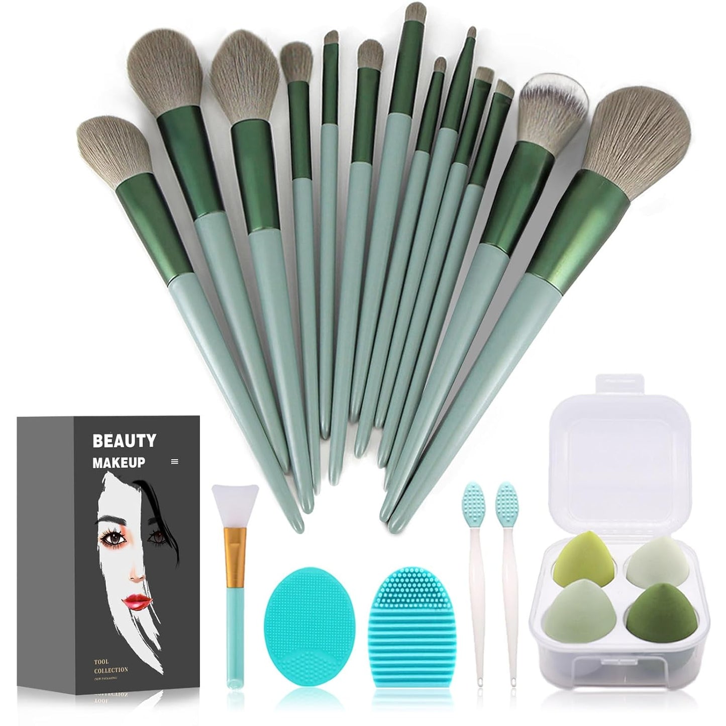 Koccido Makeup Brushes, 22-Piece Makeup Brush Set, including Foundation Brushes and Eyeshadow Brushes Makeup Brush Set