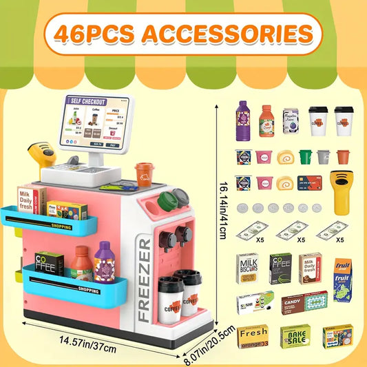 Cash Register Playset For Kids