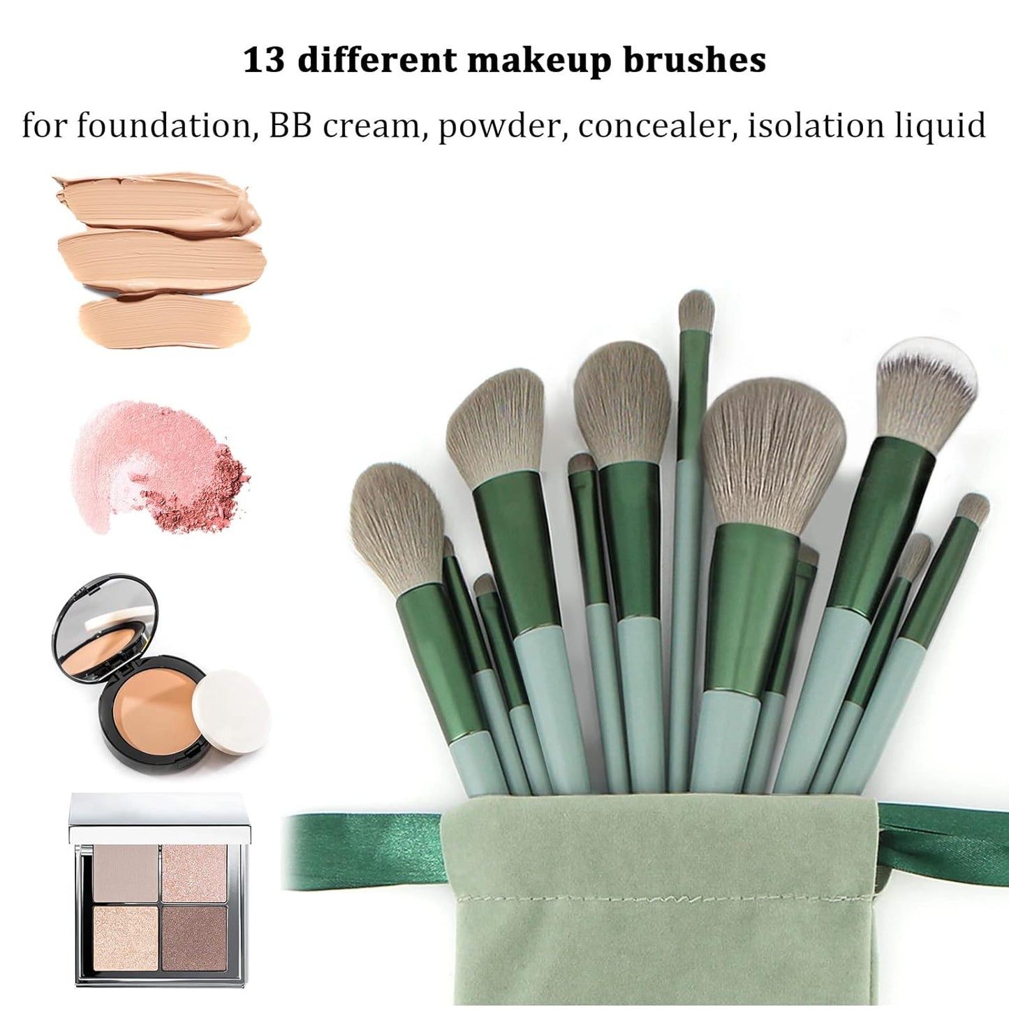 Koccido Makeup Brushes, 22-Piece Makeup Brush Set, including Foundation Brushes and Eyeshadow Brushes Makeup Brush Set