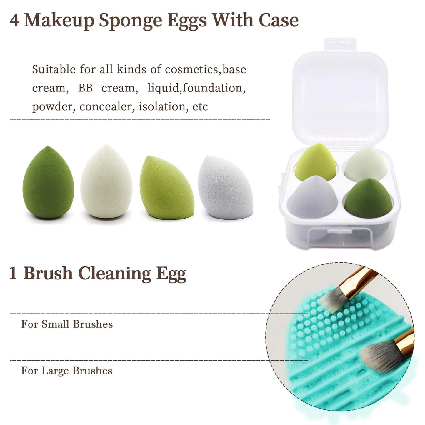 Koccido Makeup Brushes, 22-Piece Makeup Brush Set, including Foundation Brushes and Eyeshadow Brushes Makeup Brush Set