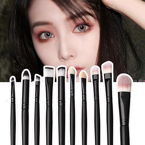 Makeup Brushes ZHIYE Make up Brush Set 20 PCs Professional Face Eyeliner for Foundation Blush Concealer Eyeshadow with Travel Black