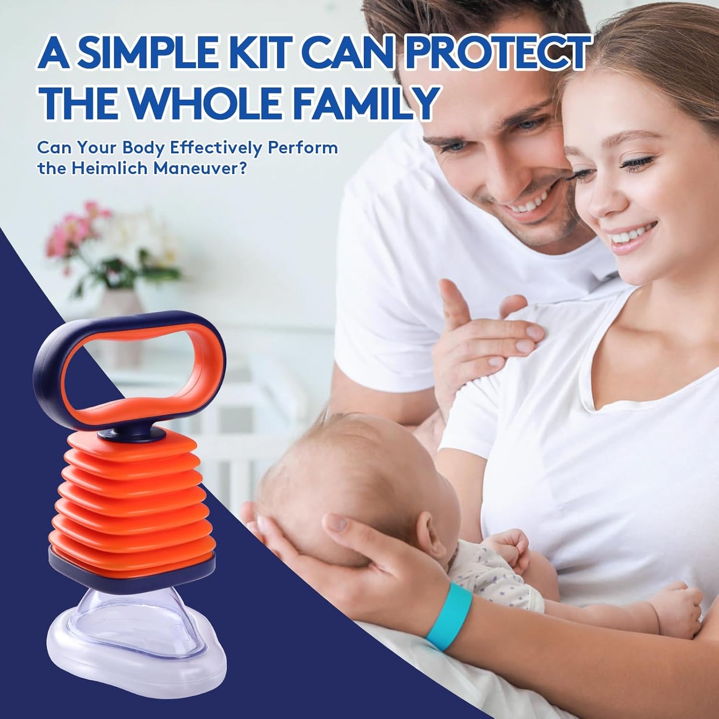 Anti Choking Device/Choking Rescue Device for Kids and Adults with 3 Masks