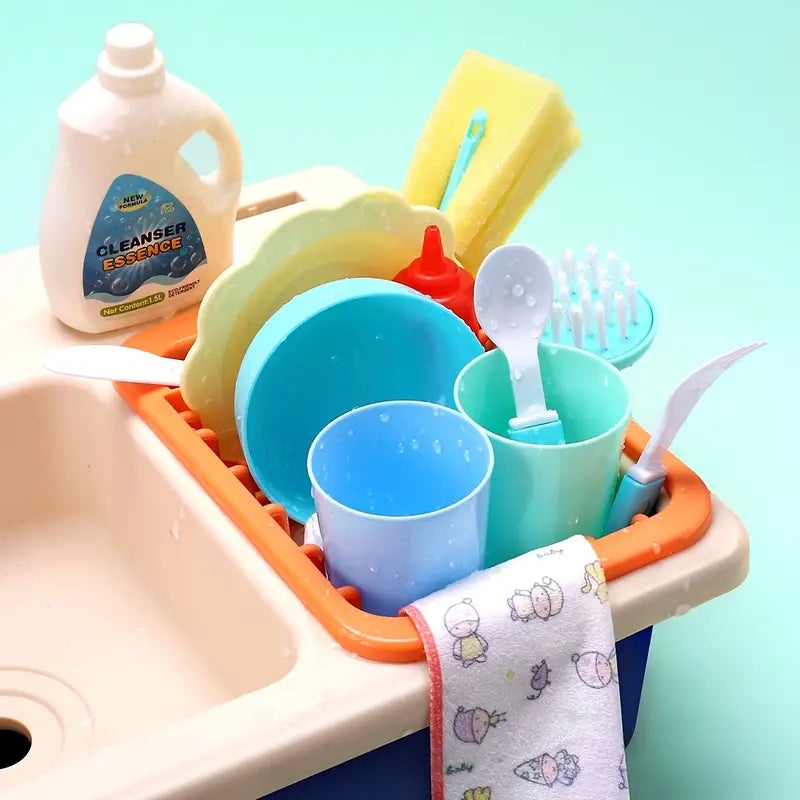 24pcs Play Kitchen Sink Toys