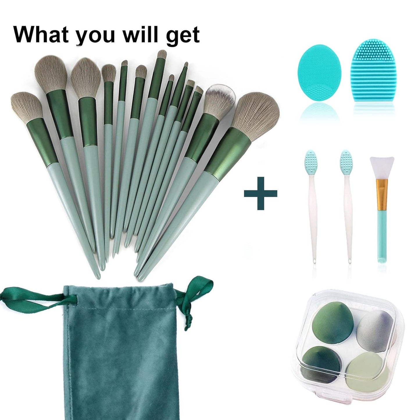 Koccido Makeup Brushes, 22-Piece Makeup Brush Set, including Foundation Brushes and Eyeshadow Brushes Makeup Brush Set