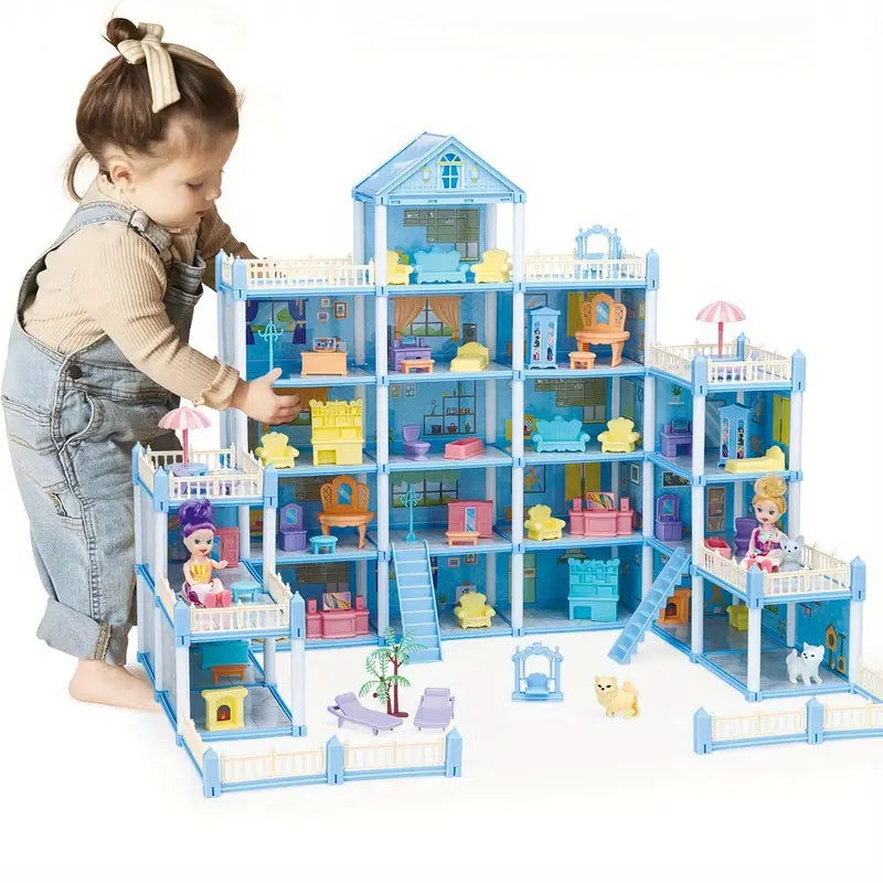 Luminous Princess Castle Mini Doll House